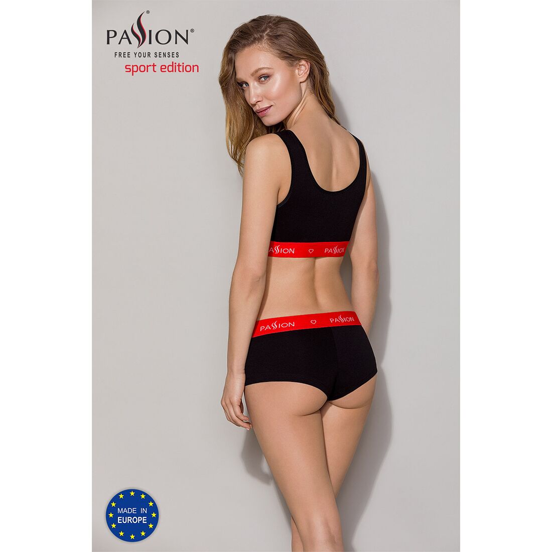 Трусики шортики passion ps003 panties xl, black Трусики шортики passion ps003 panties xl, black