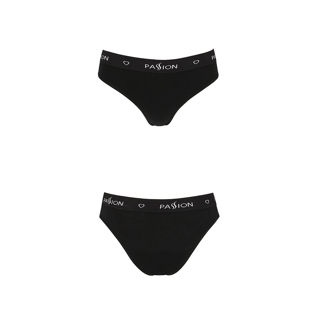 Трусики сліпи з бавовни та еластаном passion ps004 panties xl, black Трусики сліпи з бавовни та еластаном passion ps004 panties xl, black