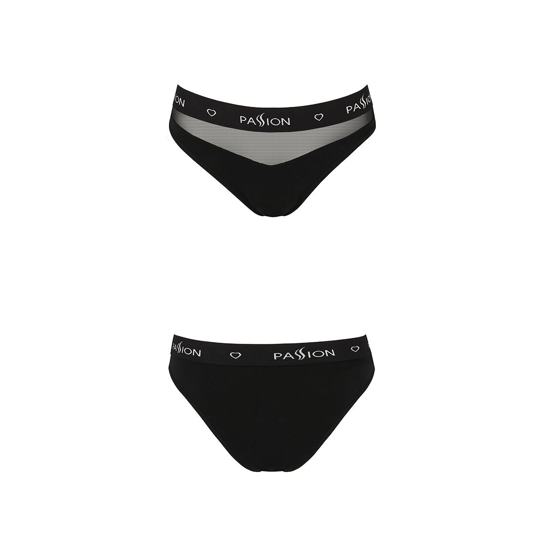 Трусики з прозорою вставкою passion ps006 panties s, black Трусики з прозорою вставкою passion ps006 panties s, black