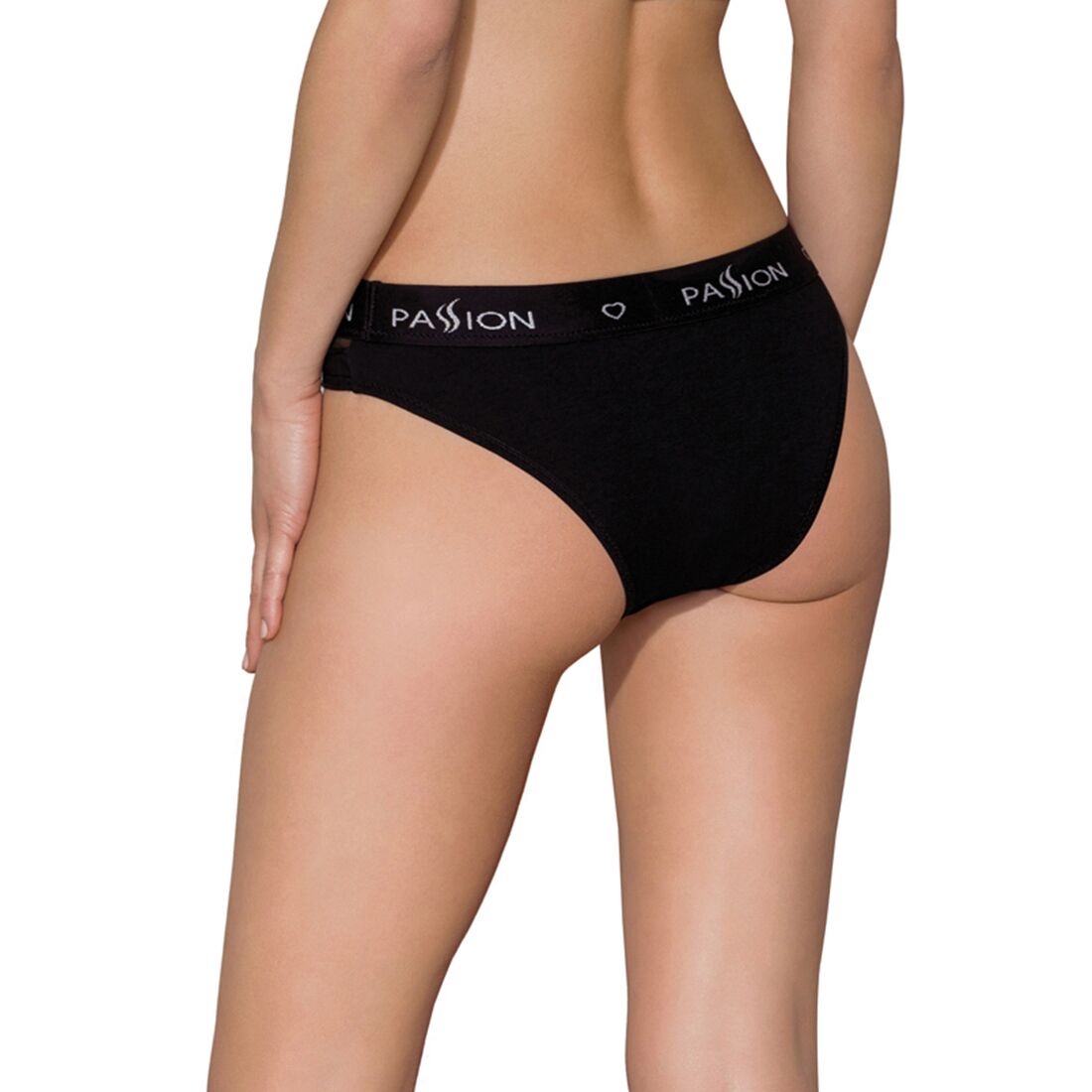 Трусики з прозорою вставкою passion ps006 panties xl, black Трусики з прозорою вставкою passion ps006 panties xl, black