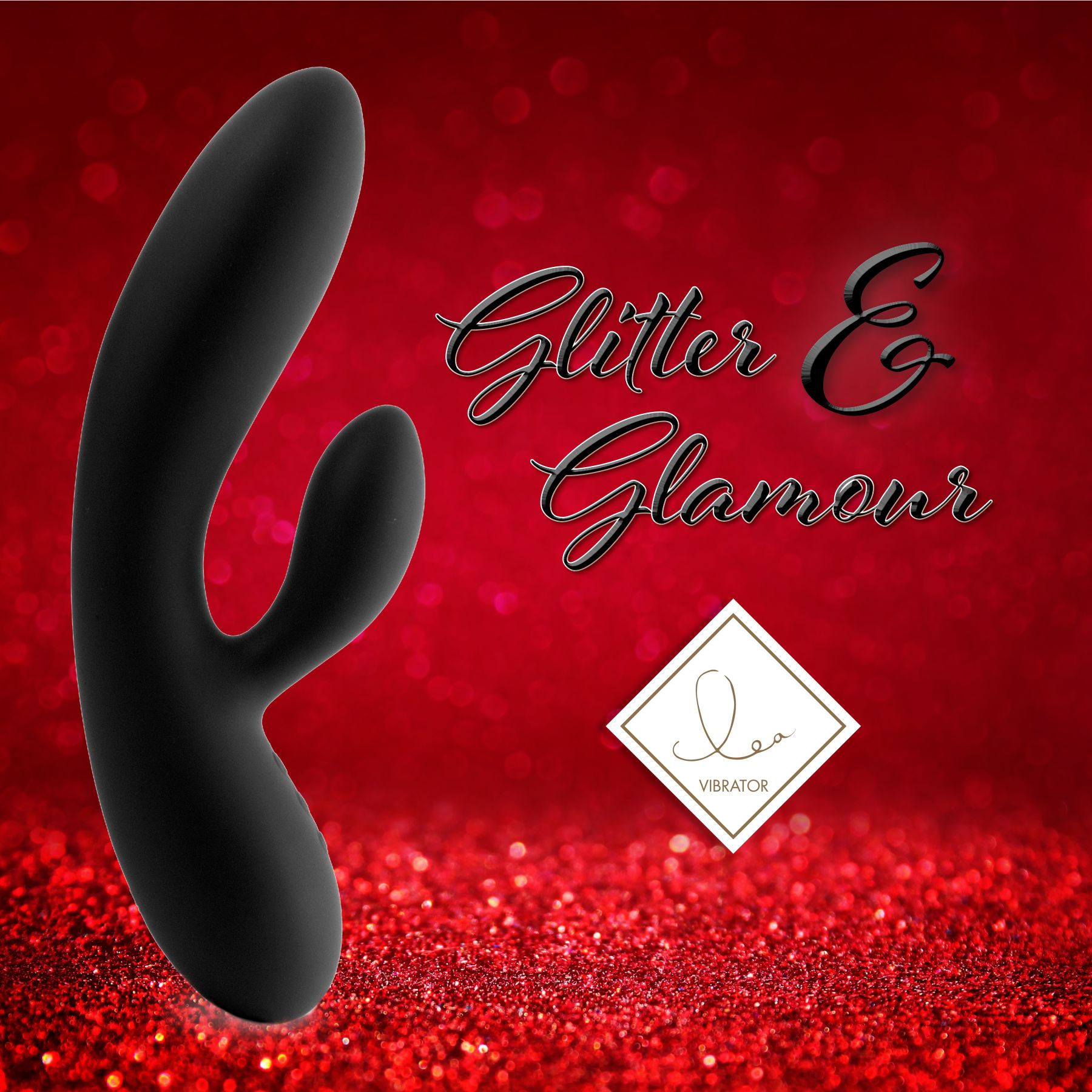 Гнучкий вібратор кролик з двома моторами feelztoys lea rabbit vibrator black Гнучкий вібратор кролик з двома моторами feelztoys lea rabbit vibrator black