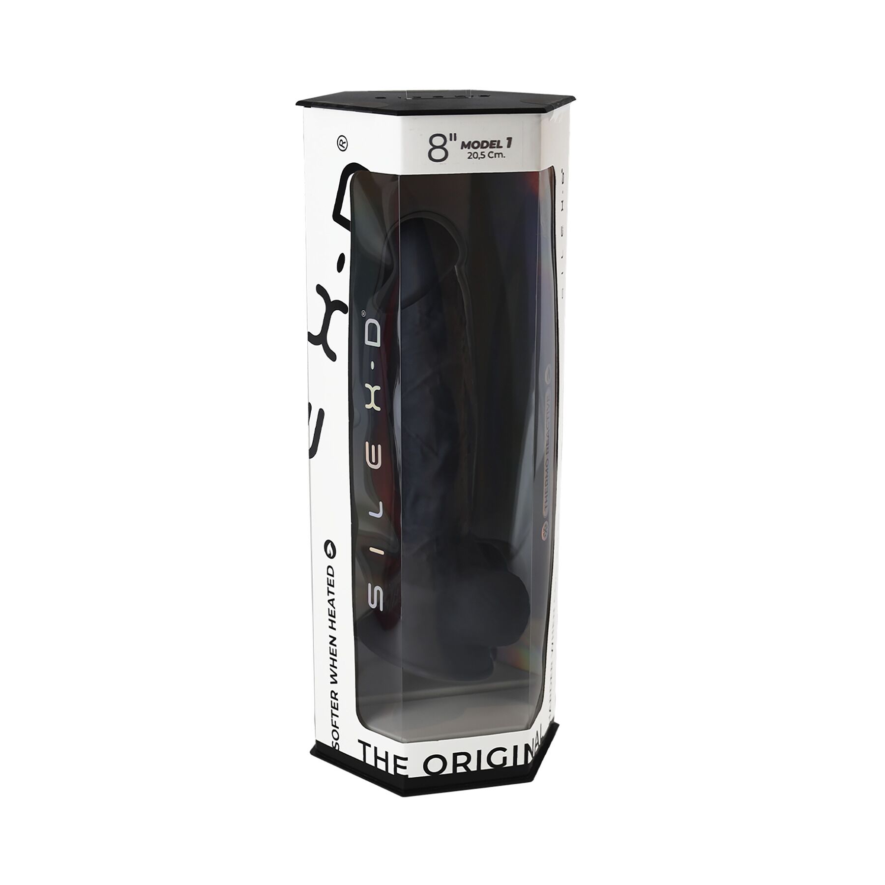 Фалоімітатор silexd vetus black (model 1 size 8in), двошаровий, силікон + silexpan, діаметр 4,2см Фалоімітатор silexd vetus black (model 1 size 8in), двошаровий, силікон + silexpan, діаметр 4,2см