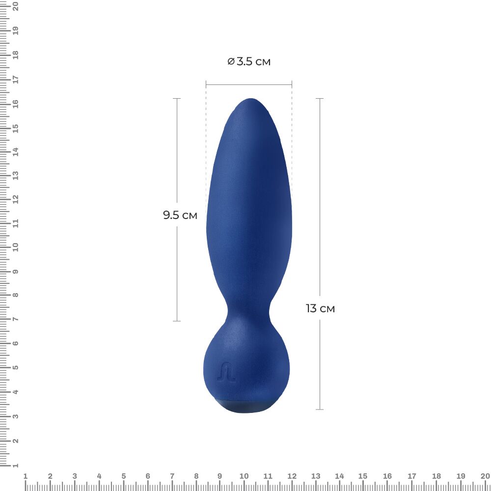 Анальна вібропробка adrien lastic little rocket макс. діаметр 3,5 см, soft touch Анальна вібропробка adrien lastic little rocket макс. діаметр 3,5 см, soft touch