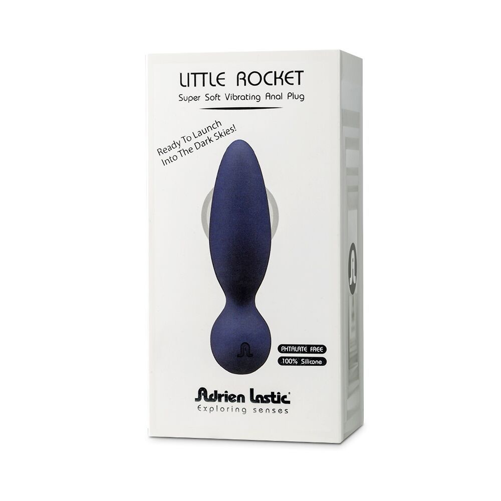 Анальна вібропробка adrien lastic little rocket макс. діаметр 3,5 см, soft touch Анальна вібропробка adrien lastic little rocket макс. діаметр 3,5 см, soft touch